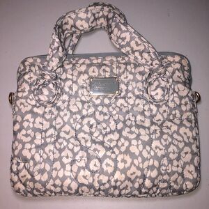 Marc Jacob Gray Cheetah Laptop Bag